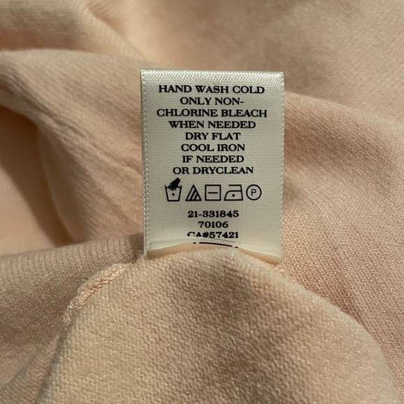 Peach Tory Burch Sweater- Petite XS - Picture 9 of 9